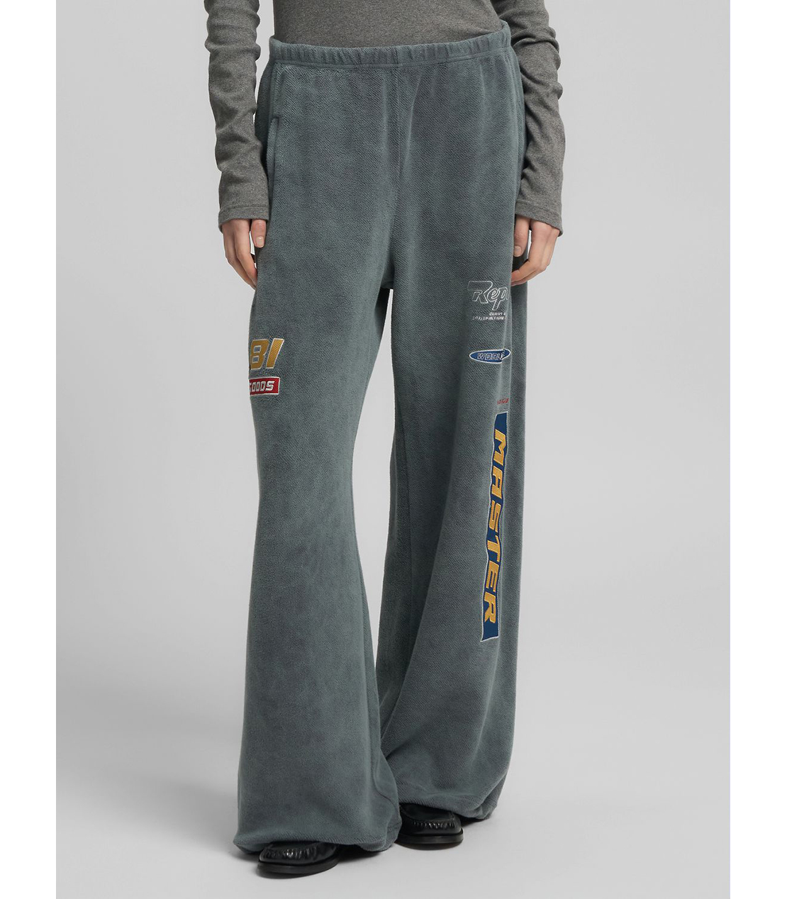 コットンテディワイドパンツ（セットアップ） 詳細画像 ブラックボード 2